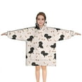 thumbnail image 1 of Dachshund Dog Blanket Hoodies for Kids 6-13YR Oversize Wearable Blanket Hoodies for Boys Girls Teens, 1 of 7