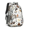 thumbnail image 1 of Dachshund Dog Boston Terrier Dog Backpack for School,Cute School Bag,Schoolbag with Adjustable Shoulder Straps & Padded Back,16.9 Inch, 1 of 5