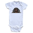 thumbnail image 1 of Dachshund Dog Breed Cute Baby Bodysuit, 3-6 months white, 1 of 4