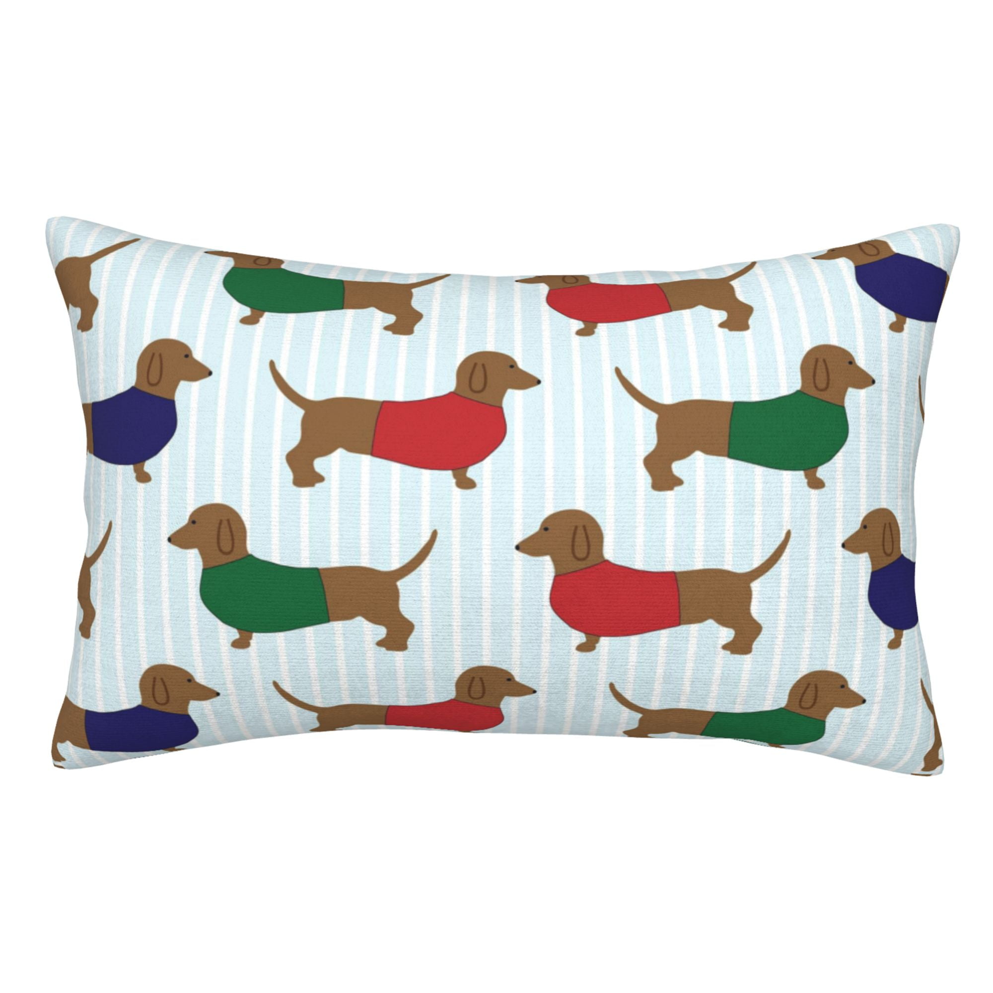 Dogs Driving Otis in Vintage Cars Throw Pillows 