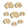 thumbnail image 1 of Dachshund Dog Head Wood Buttons for Crochet Knitting Sewing DIY Craft - Various Sizes (8pcs), 1 of 7
