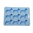 thumbnail image 1 of Dachshund Dog Ice Cube Tray | 9 Wiener-Shaped Molds | Flexible Food-Safe Rubber, Dishwasher Safe, Chocolate Candy Cake Decoration, Party Baking Mold, 1 of 5
