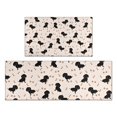 thumbnail image 1 of Dachshund Dog Kitchen Rugs Sets Of 2,Anti Fatigue Kitchen Mat Rugs Non Slip Washable,Decorative Kitchen Floor Mats for Kitchen,Sink,Laundry,17"x30"+17"x47", 1 of 7