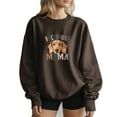 thumbnail image 1 of Dachshund Dog Mama Sweatshirt Cute Women Casual Animal Lover Gifts Long Sleeve Graphic Shirts Pullover Tops, 1 of 4