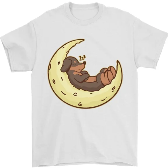 Dachshund Dog Moon T-Shirt