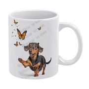 Dachshund Dog Mug, Dachshund Dog Coffee Mugs, Personalized Dachshund Dog Mugs Custom Gifts For Men Women Dog Lover, Funny Dachshund Dog Owner Gift, Coffee Cup 11oz