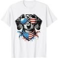 thumbnail image 1 of Dachshund Dog Patriotic 4Th Of July American Usa Flag Women T-Shirt Unisex S-5XL Hot Trending Shirt, Vintage Birthday Gift, 1 of 3