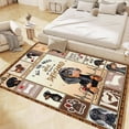 thumbnail image 1 of Dachshund Dog Pattern Print Carpet Non-slip Floor Mat for Home Living Room Bedroom Bathroom Rug Kitchen r Sofa Rug, 1 of 5