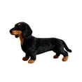 thumbnail image 1 of Hard-Frame Dachshund Plush Toy, Hollow Sausage Dog Figure with Soft Velvet Cover, Standing/Sitting Pose Animal Decor for Shelf & Gift Giving, 1 of 10