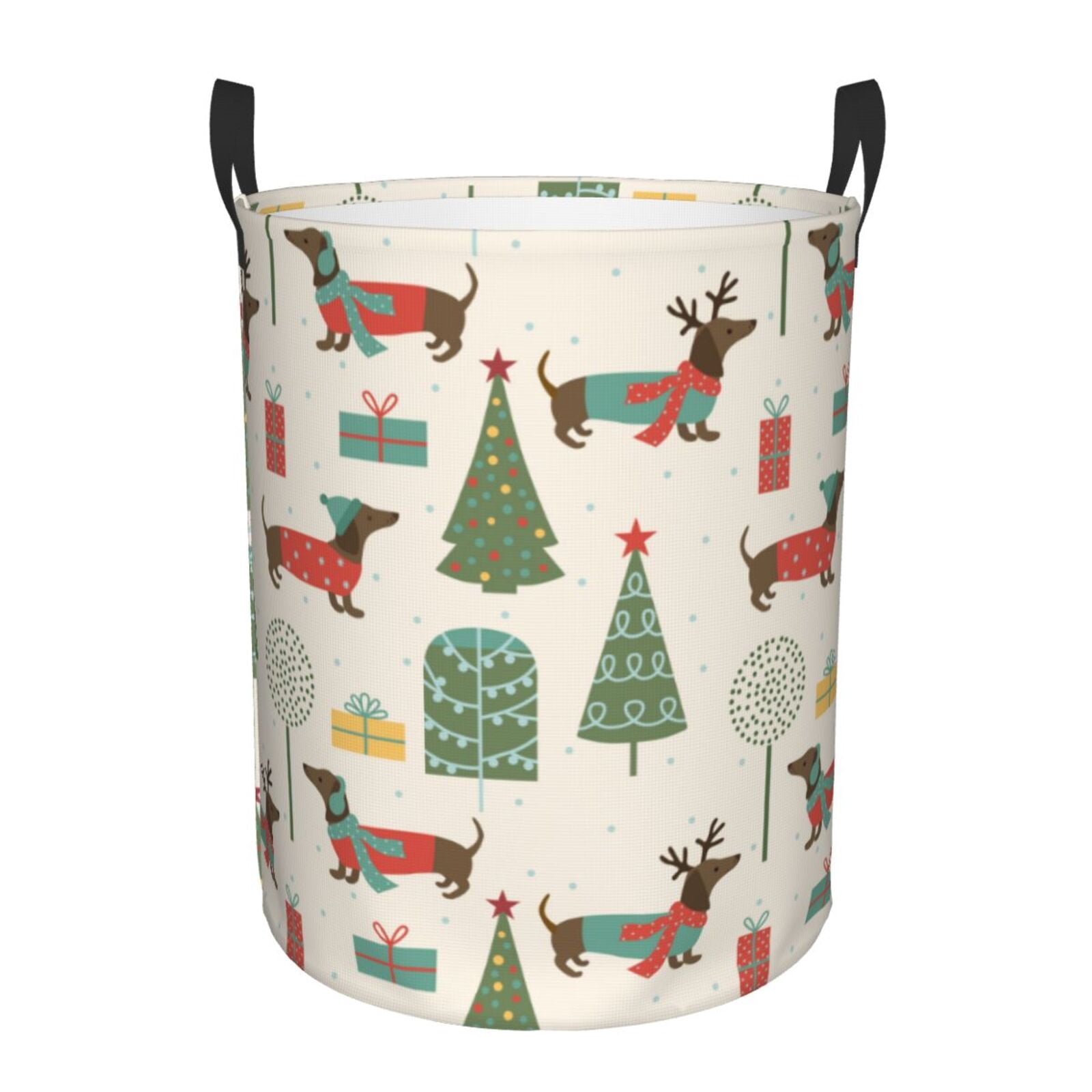 Christmas Ugly Paw Laundry Basket