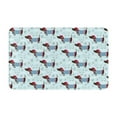 thumbnail image 1 of Dachshund Dog Puppy No.1010 Door Mat for Indoor, Welcome Door Mats Front Entrance Rug, Non-Slip Bathroom kitchen Rugs for Inside Floor, Small Rug Dog Door Mat 20X31.5 Inch, 1 of 5