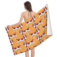 thumbnail image 1 of Dachshund Dog Puppy No.1025 Bath Towel, Highly Absorbent towels for bathroom Quick Drying Microfiber Bath Towels for Body, Soft Shower Towels for Sport, Yoga, SPA, Gym 27x55in, 1 of 5