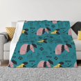 Dachshund Dog Puppy No.1060 Throw Blanket for Couch, Soft Comfy Warm