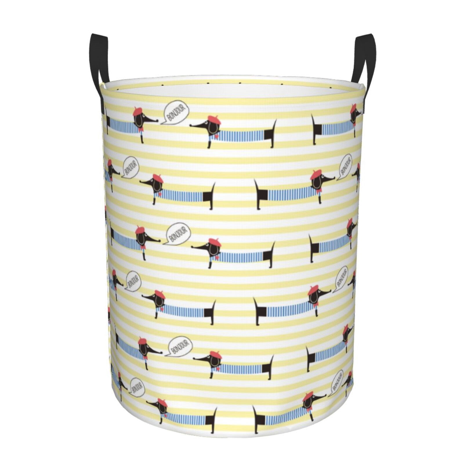 Dachshund Delight Quilted Laundry Basket NCU0PTT1439