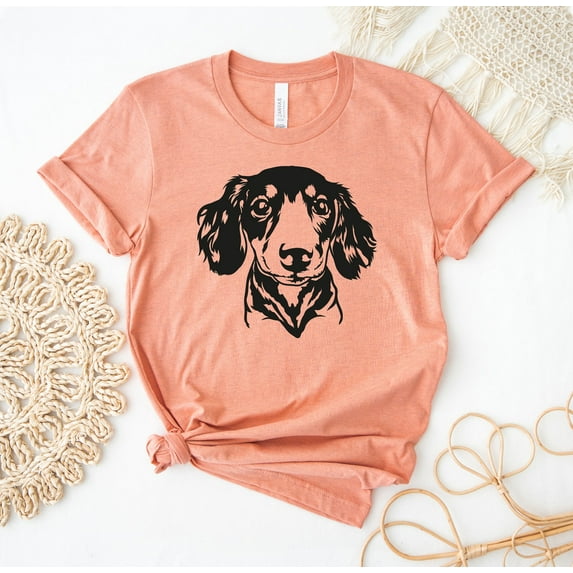 Dachshund Dog T-shirt Lovers Shirt Mama Top Owner Gift Women's Mother's Day Tee Mom For
