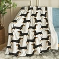 thumbnail image 1 of Dachshund Dog Throw Blanket Fannel Fleece Super Soft Funny Blanket Travel Throw Blanket for Bed Couch Sofa 40 x 50 Inch for Kid, 1 of 6
