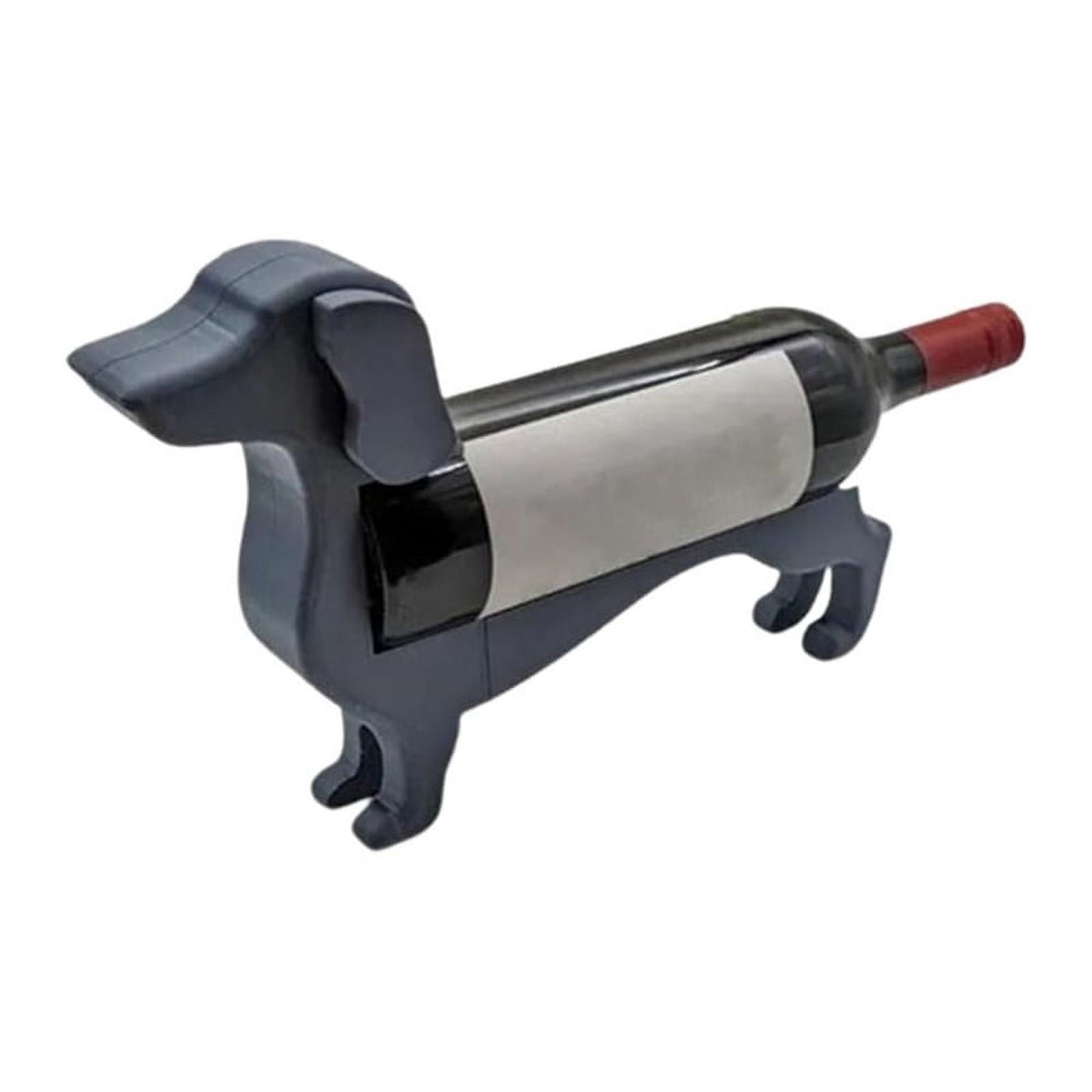 Dog Wine Rack Dachshund Dog Wine Bottle Holder Dog Decorative Tabletop Wine Rack ...