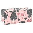 thumbnail image 1 of Dachshund Dogs and Heart Acrylic Pencil Pen Holder Cup 4 Compartments Desktop Organiser 7.87"x2.78"x3.54", 1 of 7