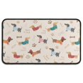 thumbnail image 1 of Dachshund Door Rugs,Washable Non Slip Door Mats Indoor,Decorative Door Mats,Entry Mat Indoor for Entrance,Bedroom,Kitchen,Bathroom,30"x17", 1 of 6