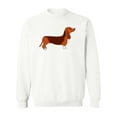 thumbnail image 1 of Dachshund Drawing Sweatshirt Women -SPIdeals Designs, Female 3X-Large, 1 of 4
