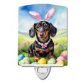 thumbnail image 1 of Dachshund Easter Egg Hunt Ceramic Night Light 4 in x 6 in, 1 of 3