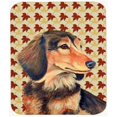 thumbnail image 1 of Dachshund Fall Leaves Portrait Mouse Pad, Hot Pad Or Trivet, 1 of 1