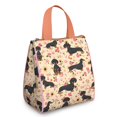 thumbnail image 1 of Dachshund and Flower Insulated Lunch Bag for Women & Adults,Large Portable Soft Cooler Lunch Bag,Thermal Food Storage Tote with Pearl Cotton,8.66L,8.75x5.75x9.5 Inch, 1 of 6