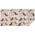 thumbnail image 1 of Dachshund and Flower Rectangle Tablecloth 60"x120",Waterproof Polyester Rectangle Table Cloth, Wipeable Spillproof Polyester Tablecloth for Dining, Camping, Indoor and Outdoor, 1 of 6