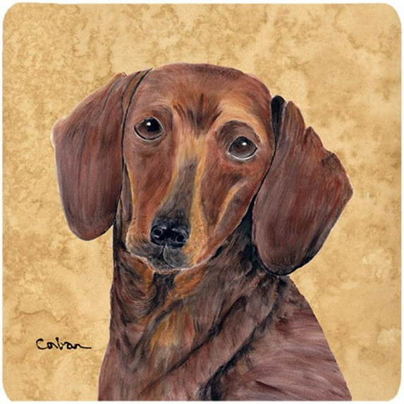 Dachshund Foam Coasters - Set Of 4, 3.5 x 3.5 In.
