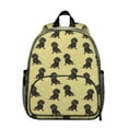 thumbnail image 1 of Dachshund Footprint Backpack Backpack for School,Cute School Bag,Schoolbag with Adjustable Shoulder Straps & Padded Back,13.8"x11.4"x6", 1 of 6