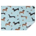 thumbnail image 1 of Dachshund Footprint Bone Rectangle Tablecloth 60"x84",Waterproof Polyester Rectangle Table Cloth, Wipeable Spillproof Polyester Tablecloth for Dining, Camping, Indoor and Outdoor, 1 of 5
