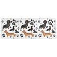 thumbnail image 1 of Dachshund Footprint Kitchen Rug Mat,Kitchen Runner Rugs Non Skid Washable,Decorative Kitchen Floor Mats for Kitchen,Sink,Laundry,17"X47", 1 of 5