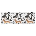 thumbnail image 1 of Dachshund Footprint Kitchen Rug Mat,Kitchen Runner Rugs Non Skid Washable,Decorative Kitchen Floor Mats for Kitchen,Sink,Laundry,17"x47.2", 1 of 7