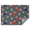 thumbnail image 1 of Dachshund Footprint Rectangle Tablecloth 60"x84",Waterproof Polyester Rectangle Table Cloth, Wipeable Spillproof Polyester Tablecloth for Dining, Camping, Indoor and Outdoor, 1 of 5