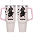 thumbnail image 1 of Dachshund Gift for Dog Owner,40oz Dachshund Tumbler with Handle Insulated Reusable Stainless Steel Travel Water Bottle (Color 1), 1 of 6