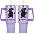 thumbnail image 1 of Dachshund Gift for Dog Owner,40oz Dachshund Tumbler with Handle Insulated Reusable Stainless Steel Travel Water Bottle (Color 4), 1 of 6