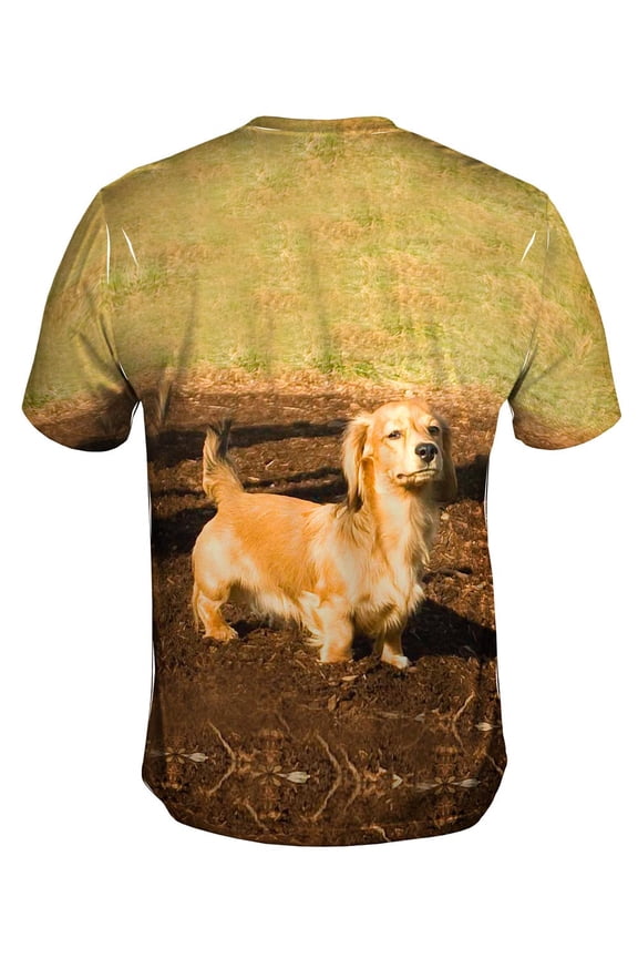 Dachshund Hates Mud Mens T-Shirt All Over Print