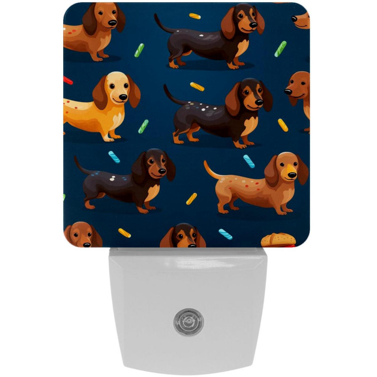 Dachshund LED Square Night Lights - Stylish and Energy-Efficient Room ...
