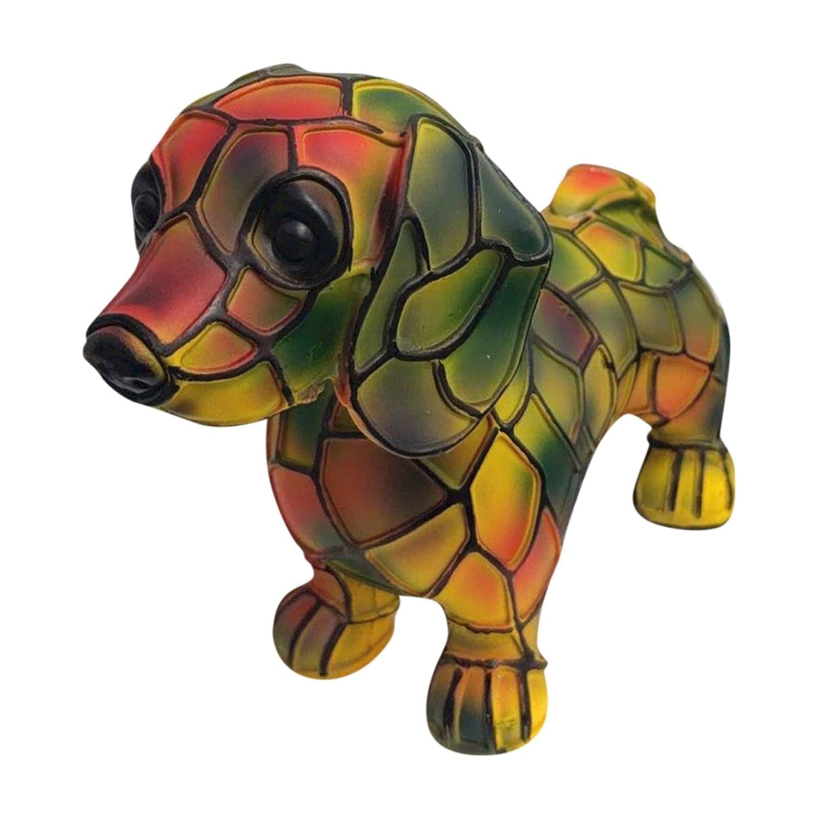 Veilleuse Pour Chien Avec Motif En Résine Teintée – Lampe De Table En Forme D'animal 3D