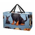thumbnail image 1 of Dachshund Large Capacity Foldable Laundry Organizer Storage Bins Beach Bag Storage Bag Reusable Oxford Cloth, 1 of 7