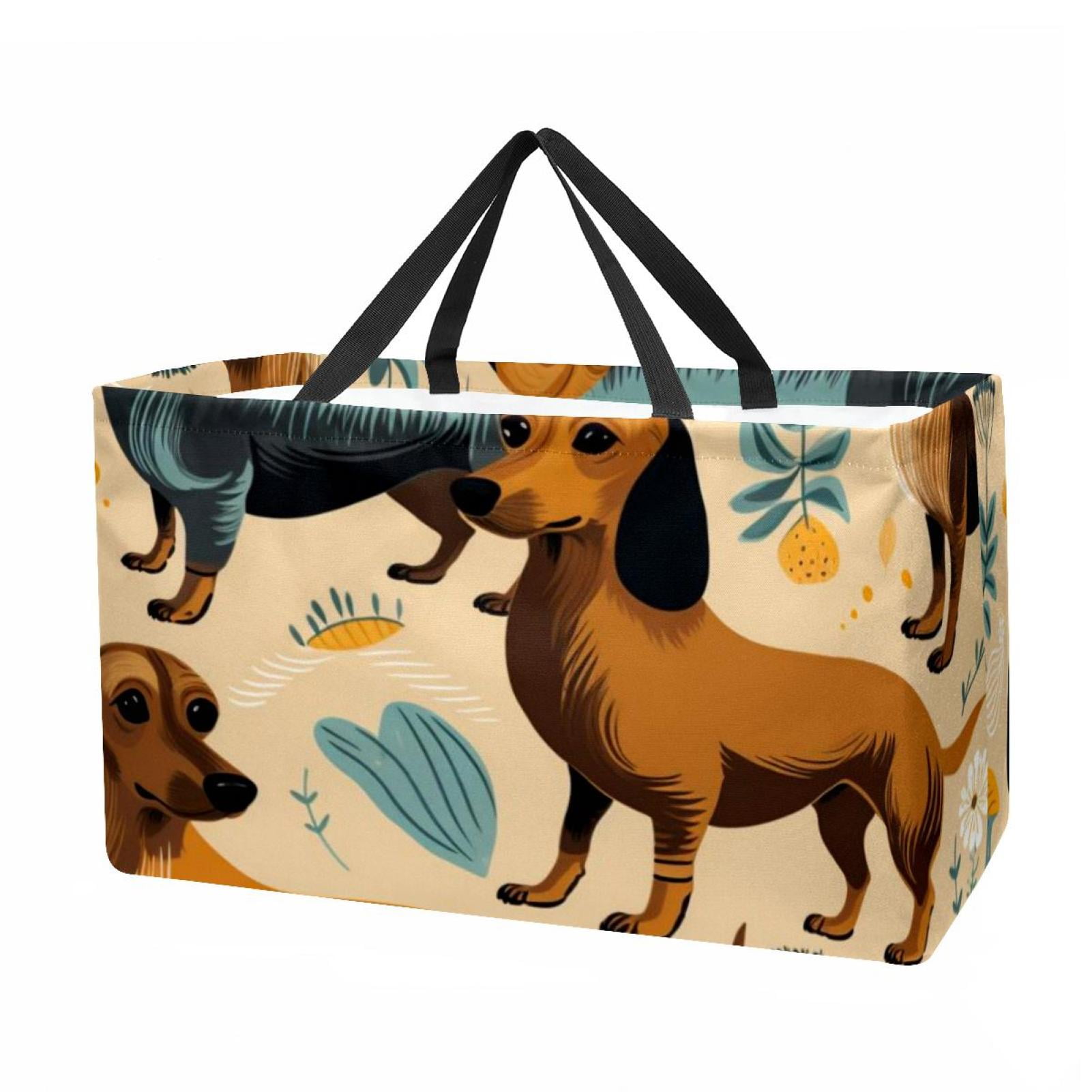 Dachshund Harmony Quilted Laundry Basket NCU0DV1643