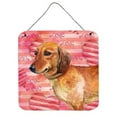 thumbnail image 1 of Dachshund Love Wall or Door Hanging Prints, 1 of 1