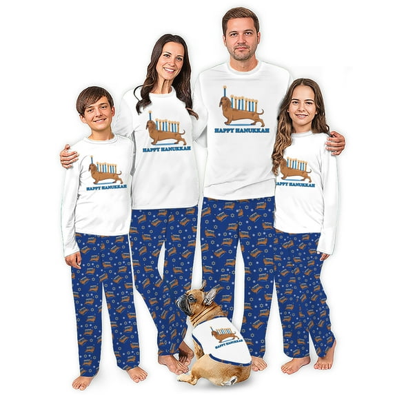 Hanukkah matching pajamas