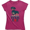 thumbnail image 1 of Dachshund Mom Doxie Wiener Dog Mama Pet Puppy Rescue Gift Women's T-Shirt, 1 of 4