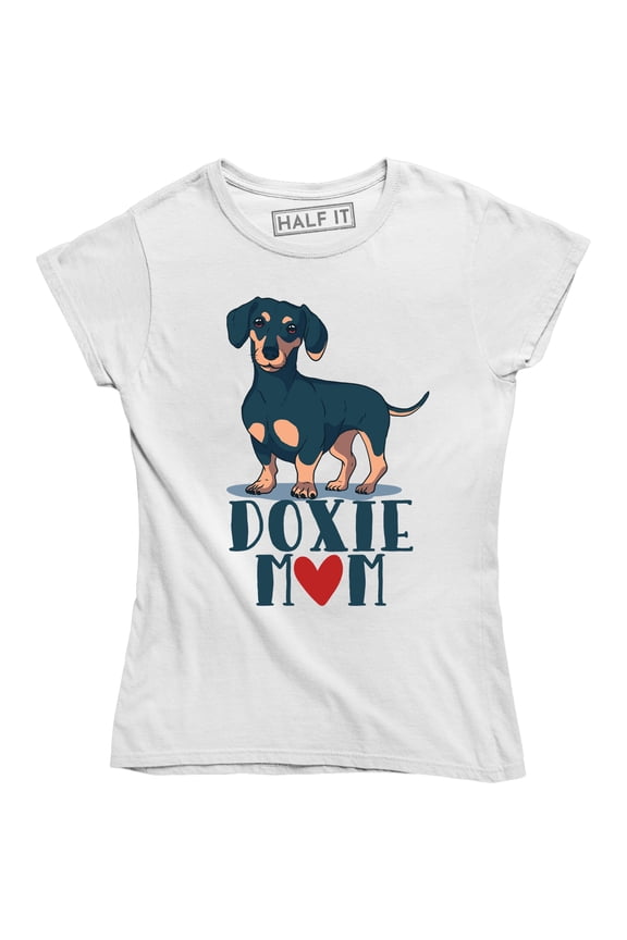 Dachshund Mom Doxie Wiener Dog Mama Pet Puppy Rescue Gift Women's T-Shirt
