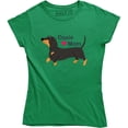 thumbnail image 1 of Dachshund Mom Doxie Wiener Dog Mama Pet Puppy Rescue Gift Women's Tee Shirt, 1 of 4