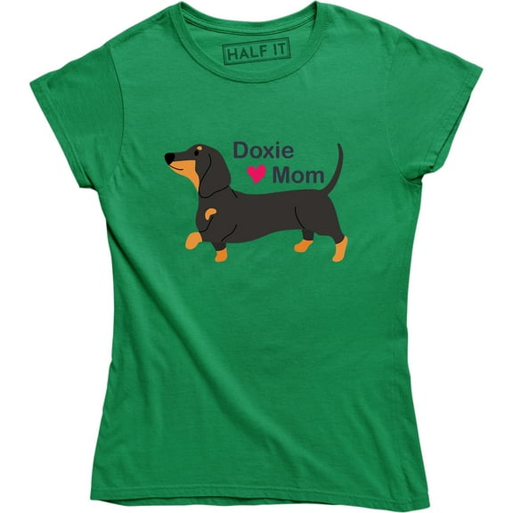 Dachshund Mom Doxie Wiener Dog Mama Pet Puppy Rescue Gift Women's Tee Shirt