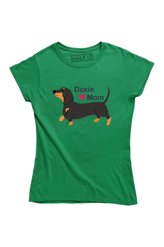 Dachshund Mom Doxie Wiener Dog Mama Pet Puppy Rescue Gift Women's Tee Shirt