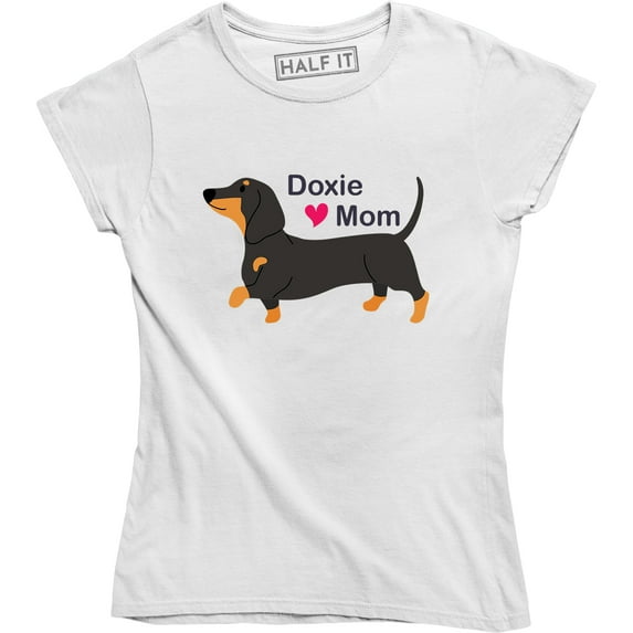 Dachshund Mom Doxie Wiener Dog Mama Pet Puppy Rescue Gift Women's Tee Shirt