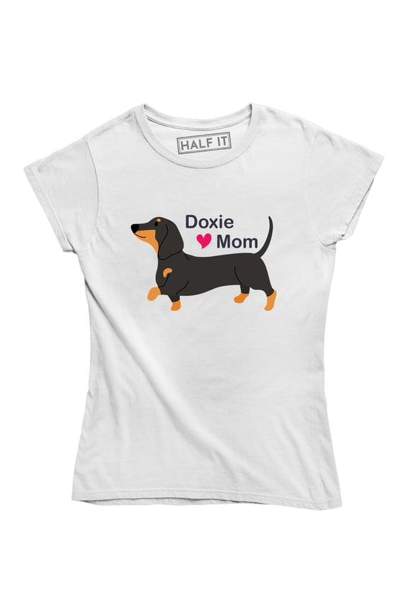 Dachshund Mom Doxie Wiener Dog Mama Pet Puppy Rescue Gift Women's Tee Shirt